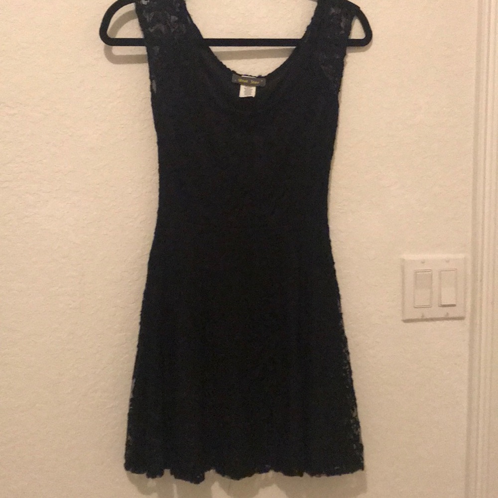 Black lace dress medium size but runs small